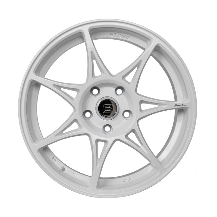 Stage Wheels Foushee 18x8.5 +35mm 5x100 CB 73.1 White