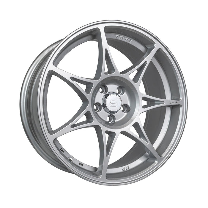 Stage Wheels Foushee 18x8.5 +35mm 5x114.3 CB 73.1 Liquid Silver
