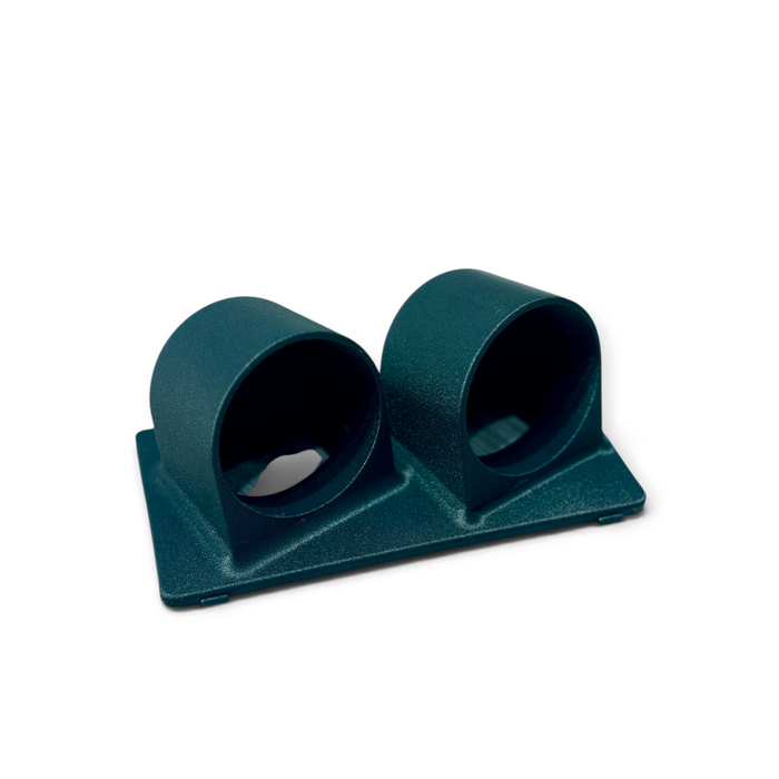 LunaticsCo MK1 Motorsport dual gauge pod for Lexus GS, 3D printed in black ASA-CF for driver-focused mounting.