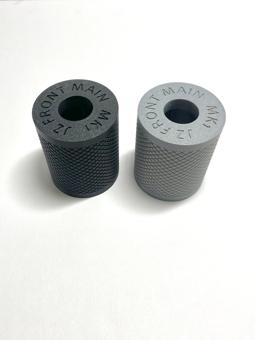 LunaticsCo MK1 Motorsport 3D printed ASA plastic front main seal installation tools for Toyota 1JZ and 2JZ engines.