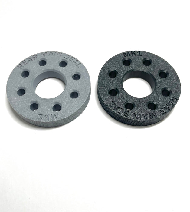 LunaticsCo MK1 Motorsport 3D printed ASA plastic rear main seal installer tools for Toyota 1JZ and 2JZ engines