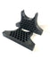 LunaticsCo MK1 Motorsport black 3D printed two-piece crankshaft stand for Toyota 1UZ engines with honeycomb pattern.