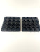 LunaticsCo MK1 Motorsport 1UZ Non-VVTi valvetrain organizer trays in black ASA plastic with labeled component slots.