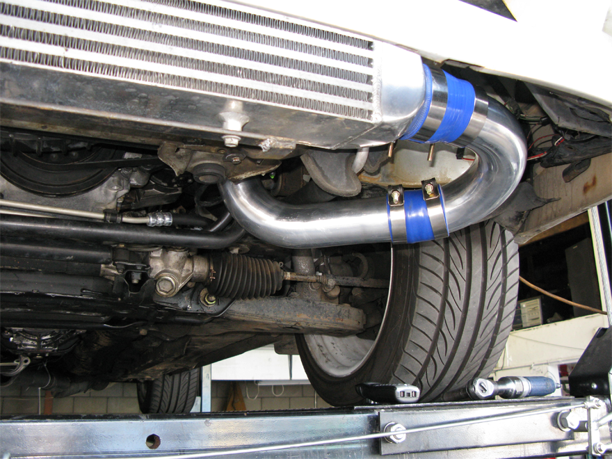 CXRacing Front Mount Intercooler Piping & Blow-Off Valve Kit Toyota Supra MKIII MA70 1JZ-GTE Stock Twin Turbo 86–92