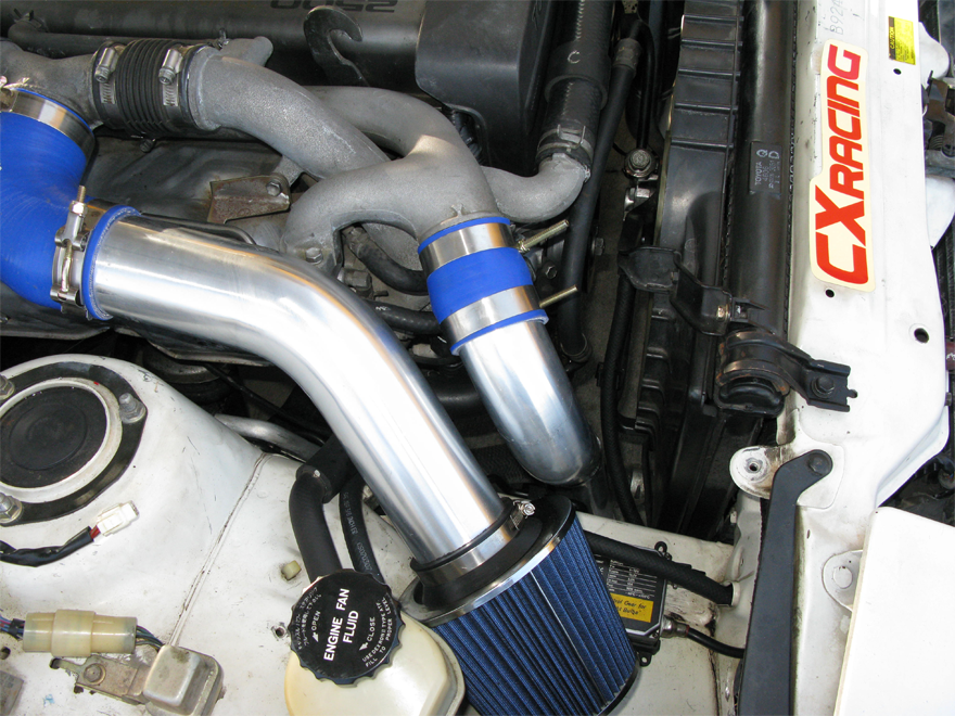 CXRacing Front Mount Intercooler Piping & Blow-Off Valve Kit Toyota Supra MKIII MA70 1JZ-GTE Stock Twin Turbo 86–92