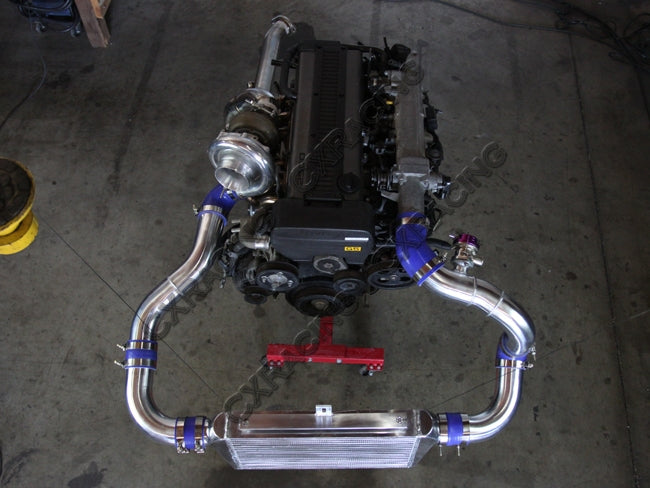 CXRacing Single Top Mount Turbo Kit Toyota Cressida MX83 1JZ-GTE Swap 1988–1992