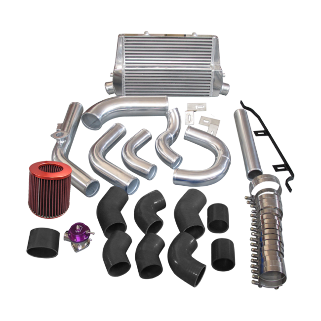 CXRacing Intercooler, Piping & Turbo Intake Kit Lexus IS300 XE10 2JZ-GE NA-T Top Mount Turbo 01–05