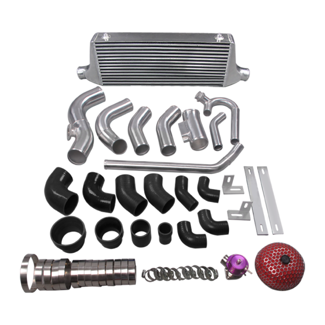 CXRacing Intercooler Turbo Intake Radiator Hard Pipe Kit 12-15 Subaru BRZ / FR-S 2JZ-GTE Single Turbo