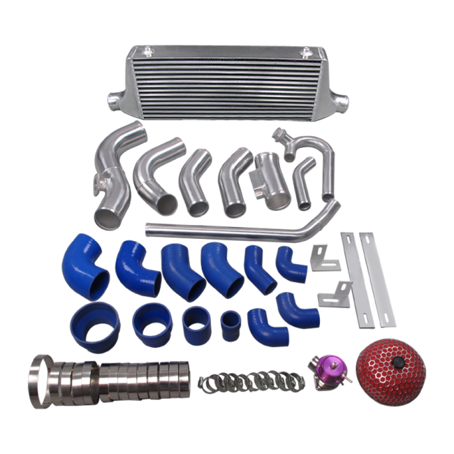 Intercooler + Turbo Intake + Radiator Hard Pipe Kit for Subaru BRZ / Scion FRS 2JZ-GTE Single Turbo