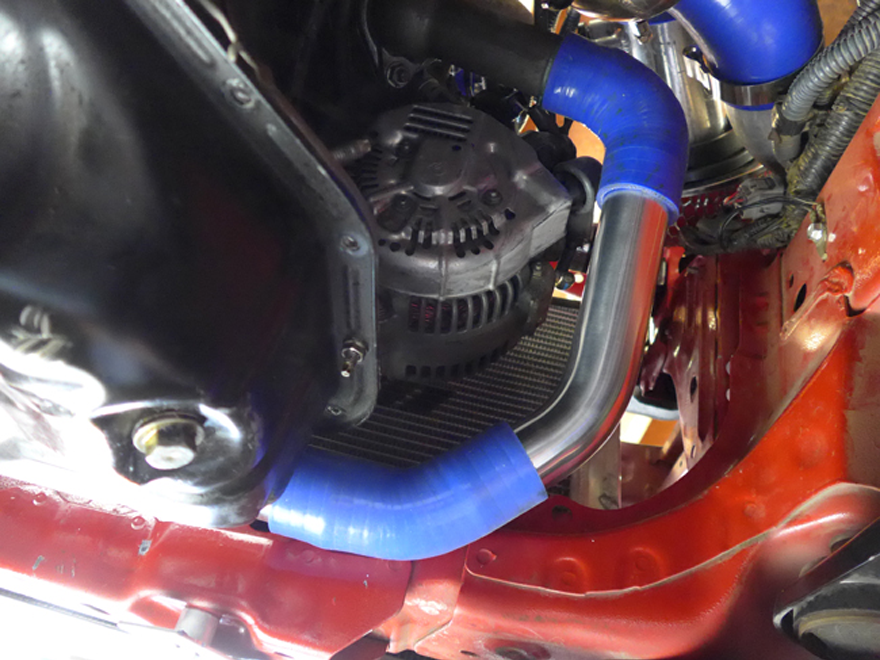 CXRacing Intercooler and Turbo Intake/Air Filter Kit, 12-15 Subaru BRZ / FR-S 2JZ-GTE Single Turbo