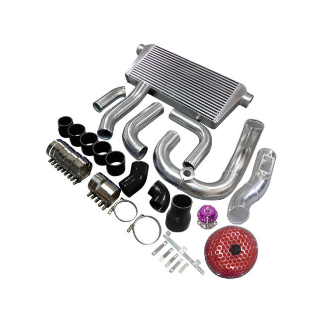 CXRacing Intercooler Piping & Turbo Intake Kit Lexus SC300 Z30 2JZ-GTE VVT-i Single Top Mount Turbo Swap 92–00