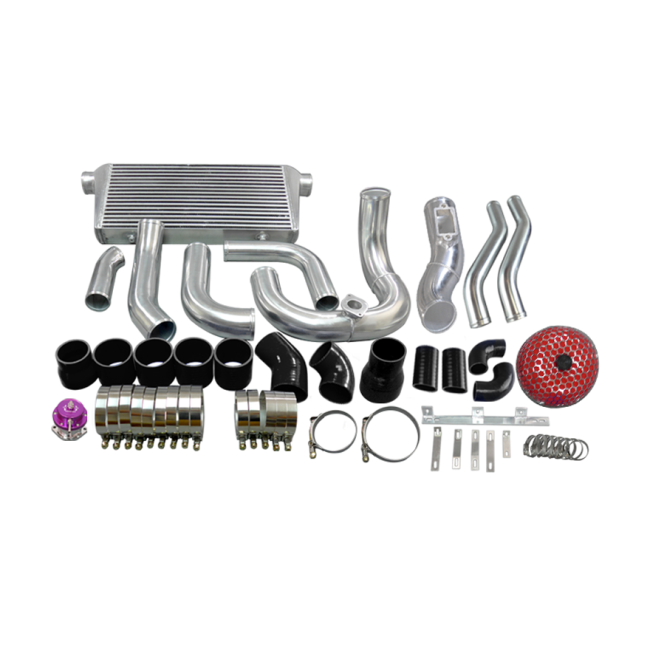 CXRacing Intercooler Piping Turbo Intake & Radiator Hard Pipe Kit Lexus SC300 Z30 2JZ-GTE VVT-i Single Top Mount Turbo Swap 92–00
