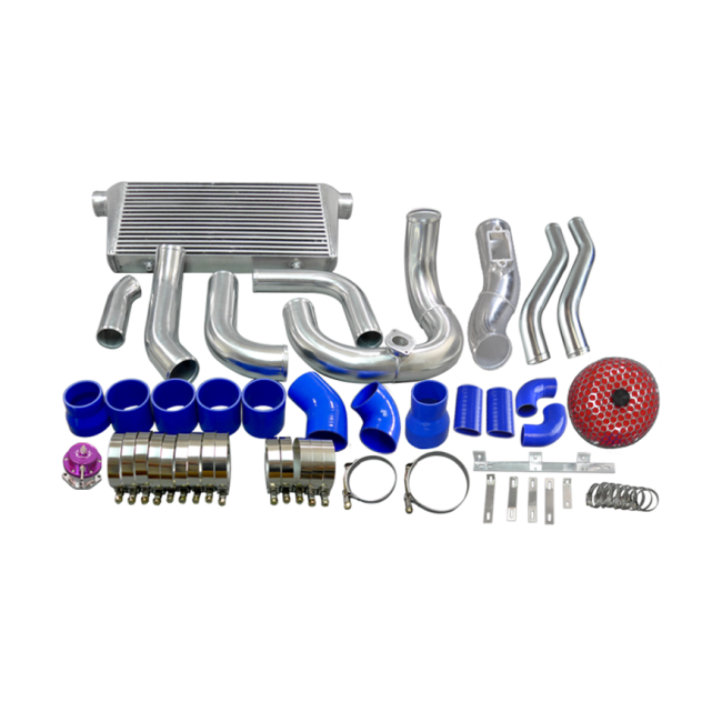 Intercooler + Turbo Intake + Radiator Piping Kit for Lexus SC300 2JZ-GTE Single Turbo