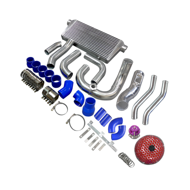 CXRacing Intercooler Piping Turbo Intake & Radiator Hard Pipe Kit Lexus SC300 Z30 2JZ-GTE VVT-i Single Top Mount Turbo Swap 92–00