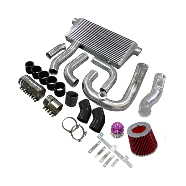 CXRacing Front Mount Intercooler Piping & Turbo Intake Kit Lexus SC300 Z30 2JZ-GTE VVT-i Factory Twin Turbo Swap 92–00