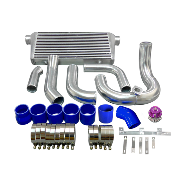 Intercooler + Piping + BOV Kit for Lexus SC300 2JZ-GTE Stock Twin Turbo