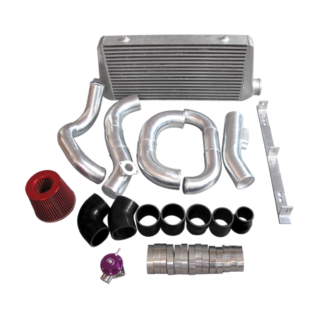 CXRacing Intercooler Piping & Blow-Off Valve Kit Toyota Supra MKIII MA70 2JZ-GTE Stock Twin Turbo Swap