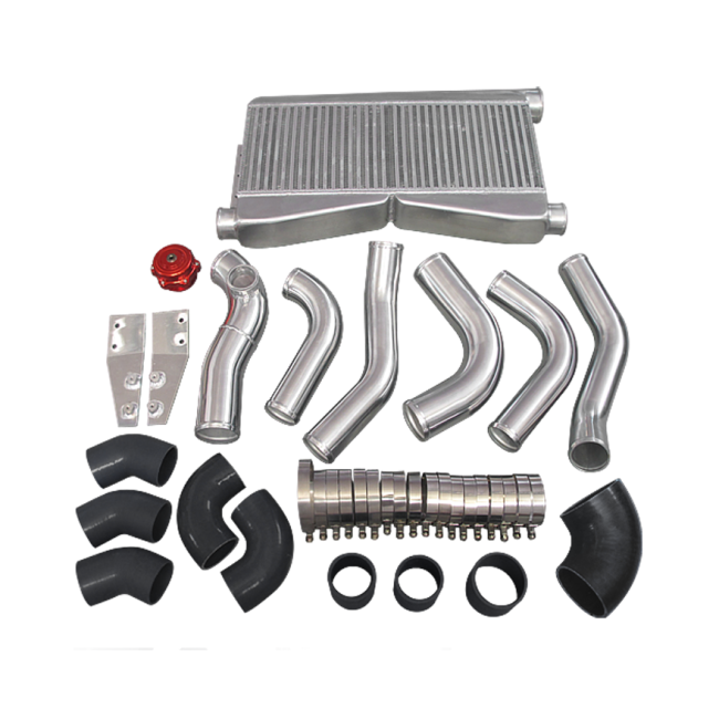 CXRacing Big-Core Intercooler Piping and BOV Kit 86-92 Toyota Supra MK3 LS1 Swap Twin Turbo