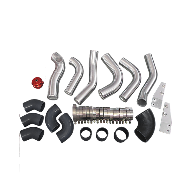 CXRacing Big-Core Intercooler Piping and BOV Kit 86-92 Toyota Supra MK3 LS1 Swap Twin Turbo