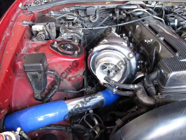 CXRacing 4in Core Front Mount Intercooler Pipe Tube Kit 93-02 Toyota Supra MKIV 2JZ-GTE Single Turbo