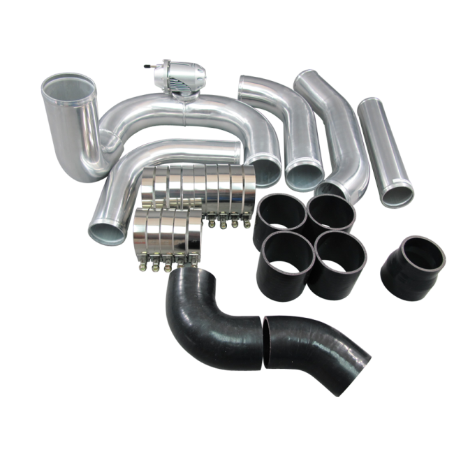 CXRacing 4in Core Front Mount Intercooler Pipe Tube Kit 93-02 Toyota Supra MKIV 2JZ-GTE Single Turbo