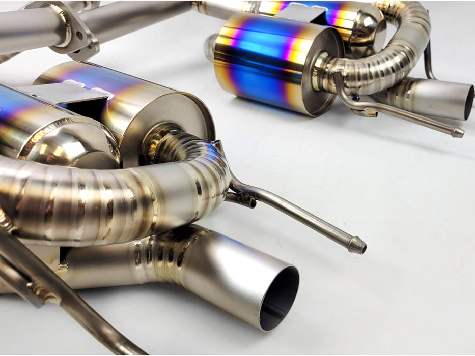 Circuit Werks Burnt Titanium Mufflered Axle-Back Exhaust Lexus IS F 2008–2014