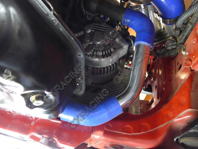 CXRacing Intercooler Turbo Intake Radiator Hard Pipe Kit 12-15 Subaru BRZ / FR-S 2JZ-GTE Single Turbo