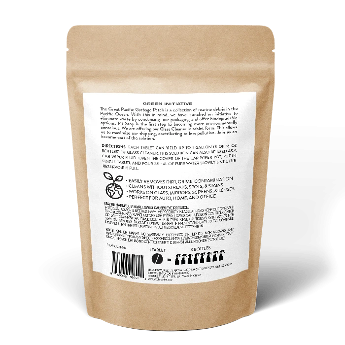 WASH&WHIPS Pit Stop Glass Cleaner / All Surface Cleaner Refill Tablets