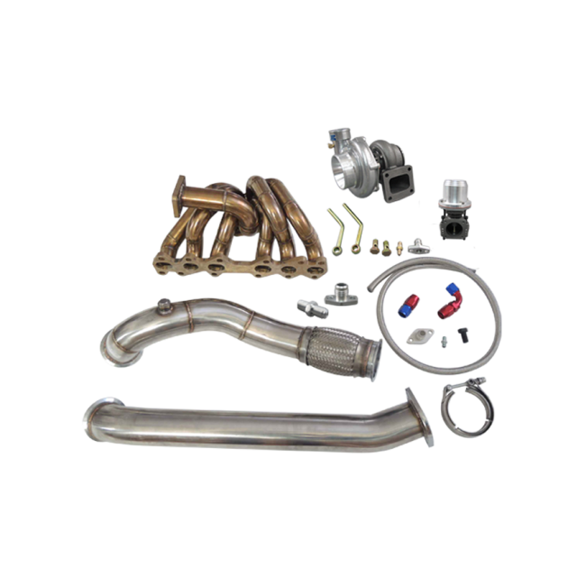 CXRacing Single Top Mount Turbo & Front Mount Intercooler Kit Toyota Cressida MX83 1JZ-GTE Swap 88–92