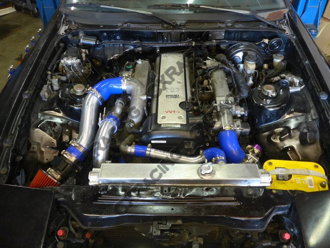 CXRacing Intercooler Piping BOV Kit 86-92 Toyota Supra MK3 1JZ-GTE VVTI Stock Turbo