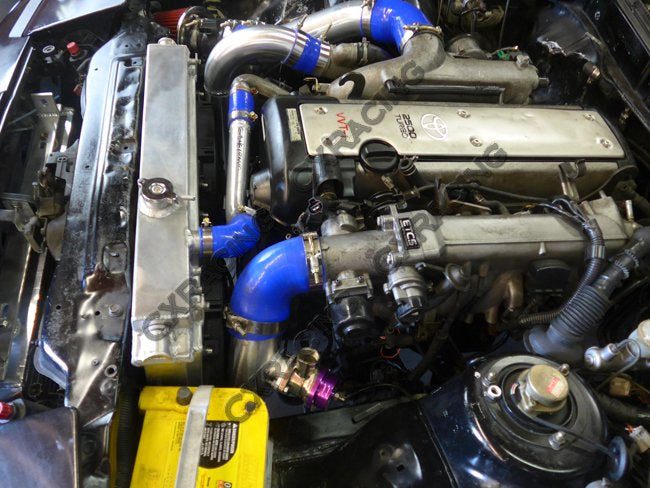 CXRacing Intercooler Piping BOV Kit 86-92 Toyota Supra MK3 1JZ-GTE VVTI Stock Turbo