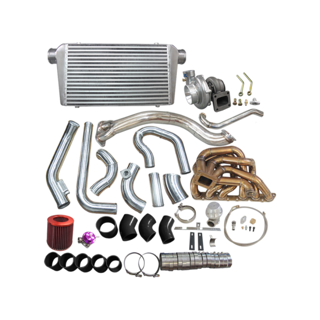CXRacing GT35 Turbo & Front Mount Intercooler Kit Lexus GS300 2JZ-GE VVT-i NA-T 98–05