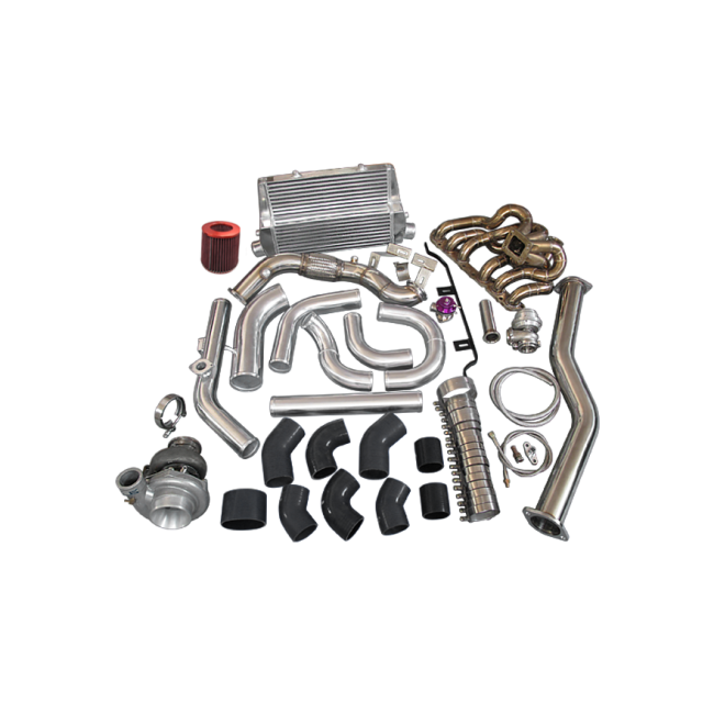 CXRacing GT35 Turbo & Front Mount Intercooler Kit Lexus IS300 XE10 2JZ-GE NA-T 01–05