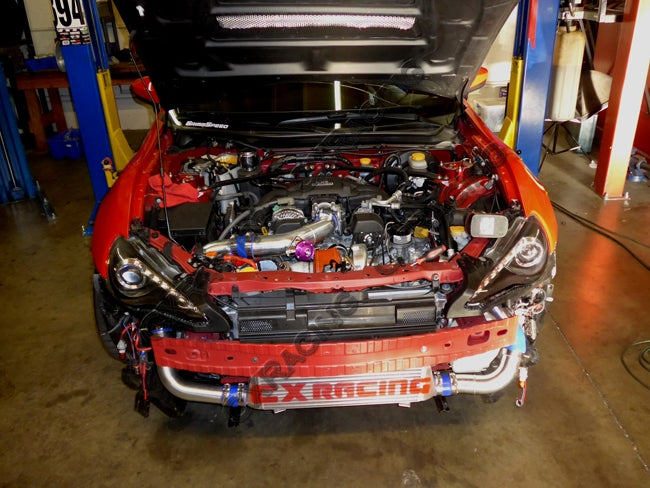 CXRacing T3 Ball Bearing Turbo & Front Mount Intercooler Kit FR-S ZN6 & Subaru BRZ ZC6 FA20 NA-T 12-21