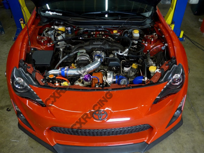 CXRacing T3 Ball Bearing Turbo & Front Mount Intercooler Kit FR-S ZN6 & Subaru BRZ ZC6 FA20 NA-T 12-21