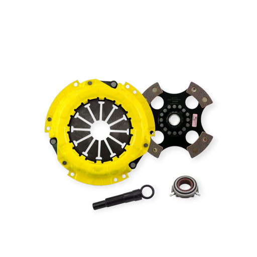 ACT Heavy Duty Race Rigid 4-Pad Clutch Kit for 1990-1991 Geo Prizm - Lunaticsco