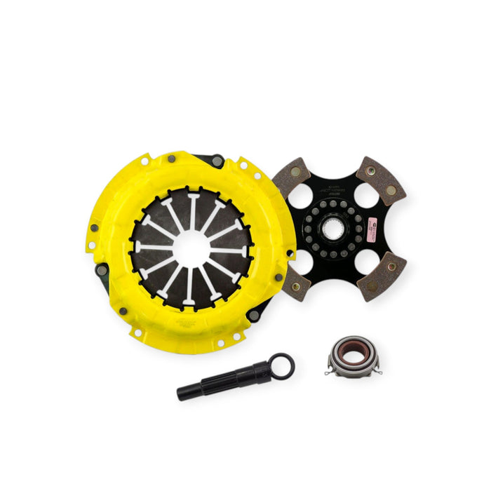 ACT Heavy Duty Race Rigid 4-Pad Clutch Kit for 1990-1991 Geo Prizm - Lunaticsco