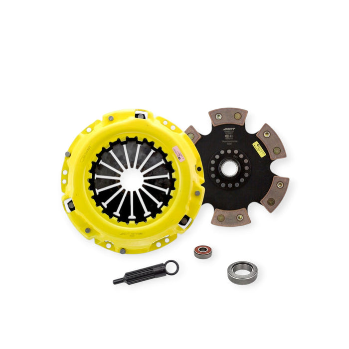 ACT Heavy Duty Race Rigid 6-Pad Clutch Kit for 1986-1987 Toyota 4Runner - Lunaticsco