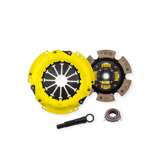 ACT Heavy Duty Race Sprung 6-Pad Clutch Kit for 1990-1991 Geo Prizm - Lunaticsco