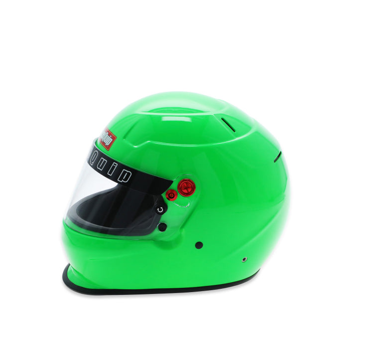 RaceQuip PRO25 Helmet, Snell SA2025, Hi-Vis Green - Medium