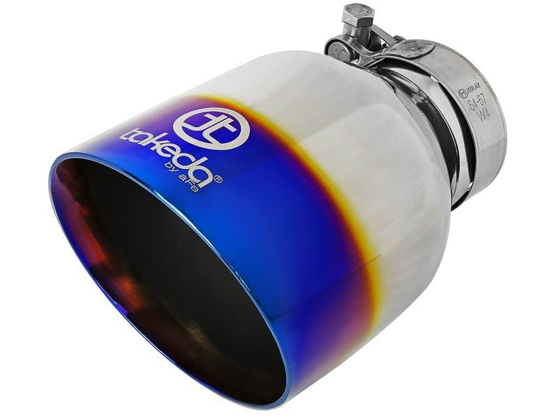 aFe POWER Takeda Axle - Back Exhaust w/ Blue Flame Tips (Lexus IS250/IS350 06 - 13) - Lunaticsco