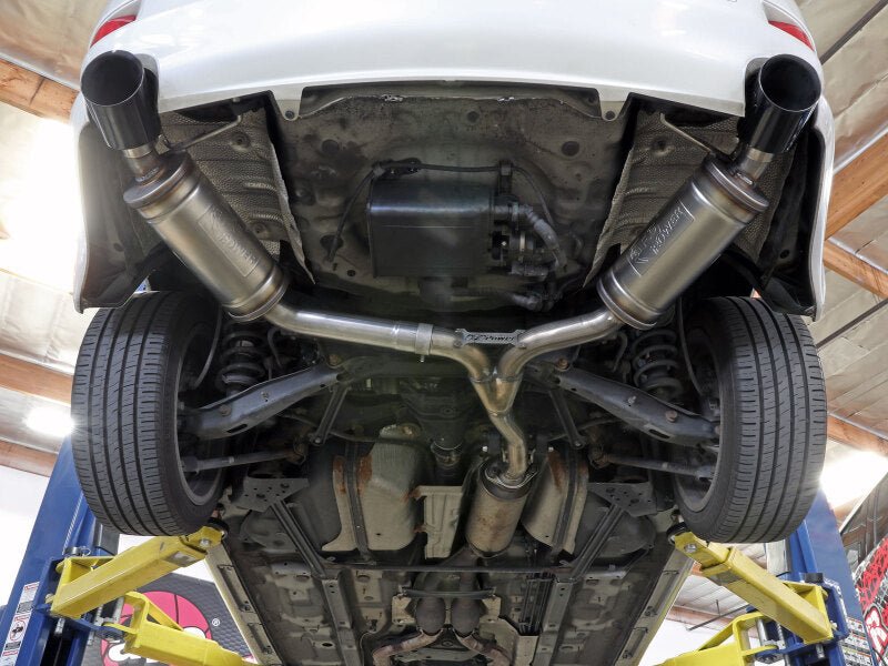 aFe POWER Takeda Axle-Back Exhaust with Carbon Tips 06-13 Lexus IS250 / IS350 - LunaticsCo
