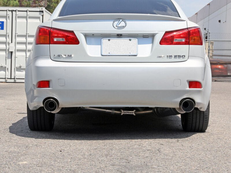 aFe POWER Takeda Axle-Back Exhaust with Polished Tips 06-13 Lexus IS250 / IS350 - LunaticsCo