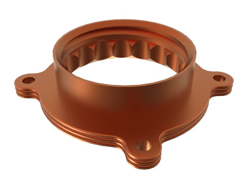 aFe Silver Bullet Throttle Body Spacer - 22-23 Toyota GR86 2.4L (Orange) - Lunaticsco