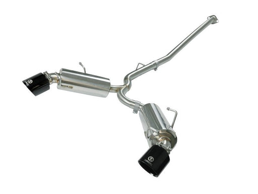 aFe Takeda Axle-Back Exhaust - 13-15 Scion FR-S & Subaru BRZ (Black Dual Tips) - Lunaticsco
