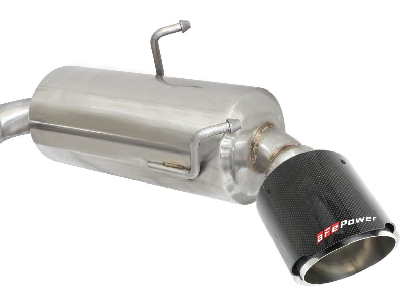 aFe Takeda Axle-Back Exhaust - 13-15 Scion FR-S & Subaru BRZ (Carbon Fiber Dual Tips) - Lunaticsco