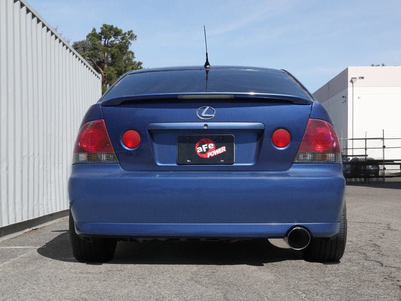 aFe Takeda Cat - Back Exhaust System - Black Tip (Lexus IS300 01 - 05) - Lunaticsco