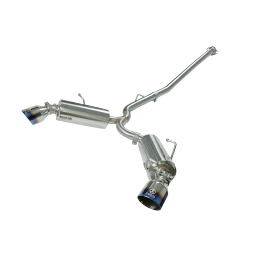 aFe Takeda Exhaust Axle - Back Blue Flame Dual Tips Exhaust (Scion FRS / Subaru BRZ 13 - 15) - Lunaticsco