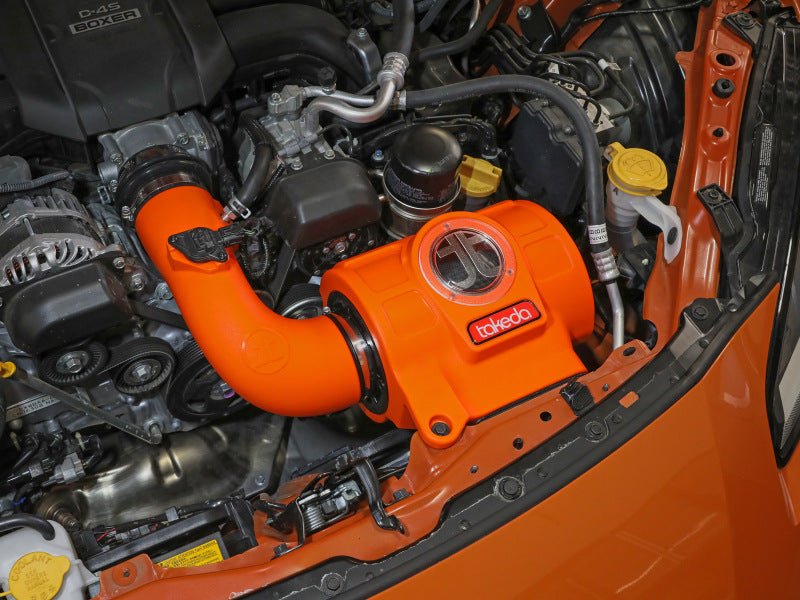 aFe Takeda Momentum Pro 5R Orange Edition Cold Air Intake System (Toyota GR86 / Subaru BRZ 22 - 23) - Lunaticsco