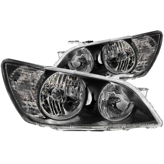 ANZO Crystal Headlights Black 01 - 05 Lexus IS300 - Lunaticsco